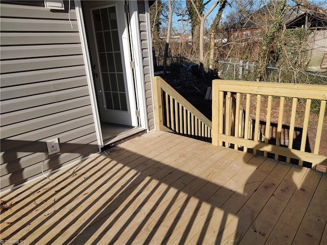 view of deck