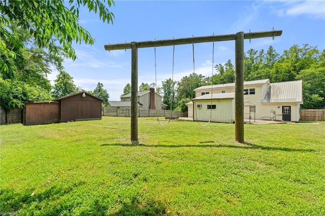 267 Pine Ridge Trl, Pinnacle, NC 27043 - view of yard featuring an outdoor structure