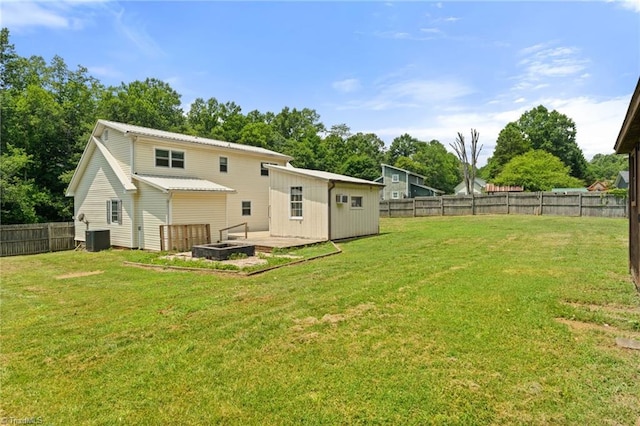267 Pine Ridge Trl, Pinnacle, NC 27043 - rear view of property with a fenced backyard