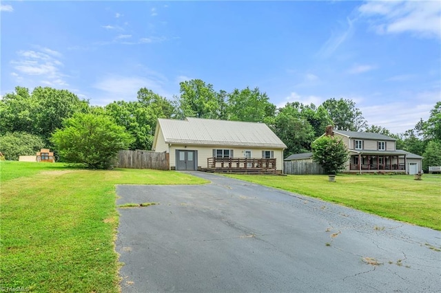267 Pine Ridge Trl, Pinnacle, NC 27043 - view of front of property with french doors and a metal roof