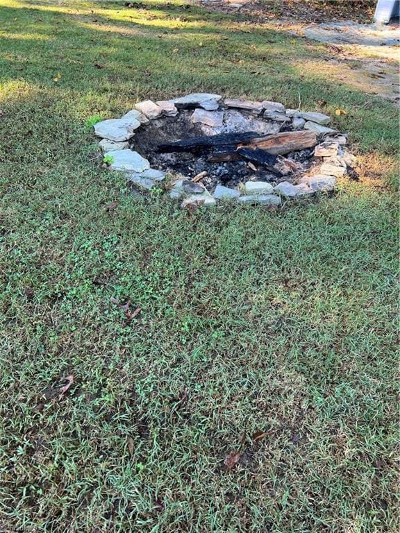 details with a fire pit
