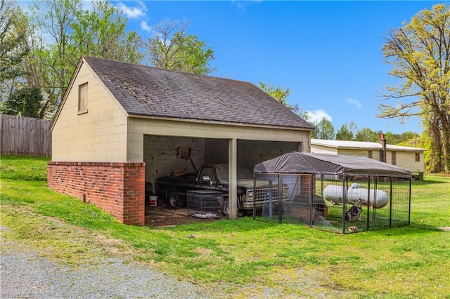 4478 Ogburn Ave, Winston-Salem, NC 27105 - view of poultry coop featuring a yard and fence