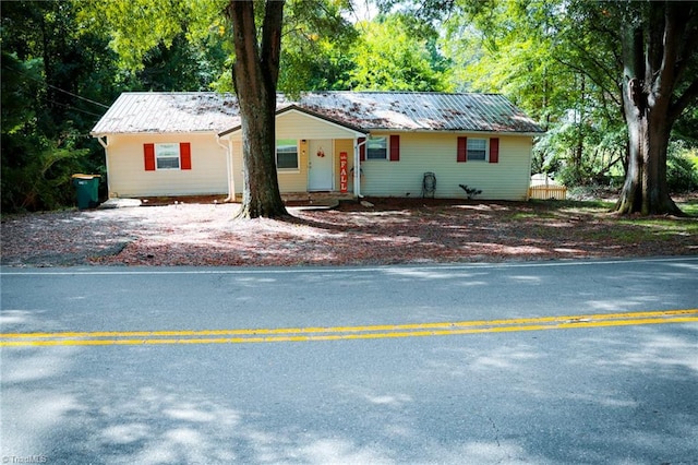 1700 Old Hollow Rd, Walkertown, NC 27051 - ranch-style home with metal roof