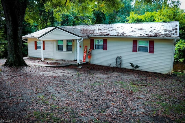 view of ranch-style house