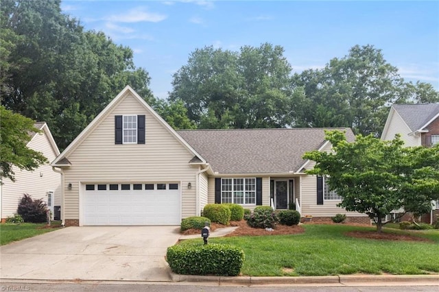 145 Millers Crossing Ct, Winston-Salem, NC 27103 - view of front of property with driveway and a front lawn