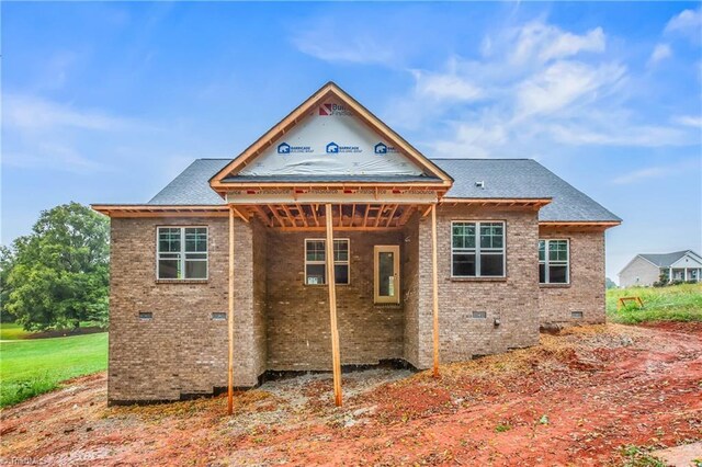 view of rear view of property