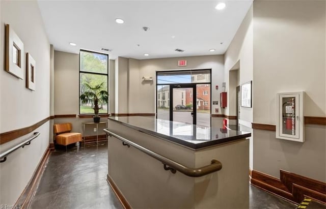 411 Washington St Unit 204, Greensboro, NC 27401 - reception area with recessed lighting