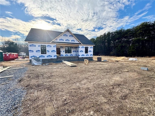 view of property in mid-construction