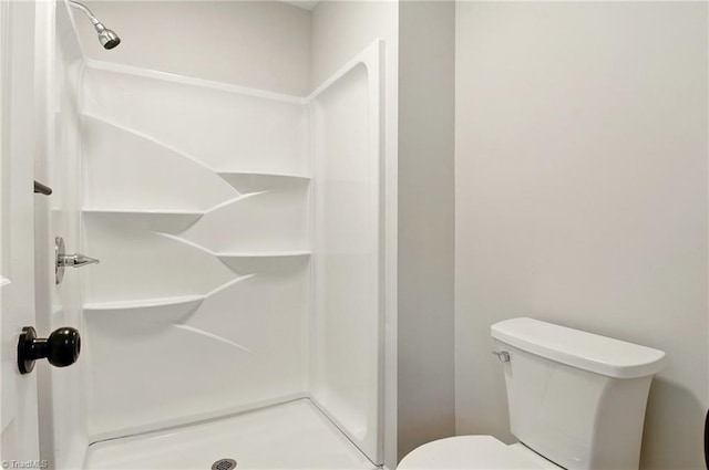3985 Valley Ct Unit B, Winston-Salem, NC 27106 - bathroom featuring a shower stall and toilet