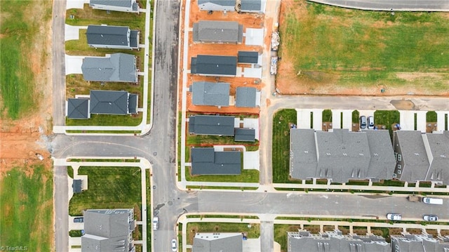 birds eye view of property featuring a residential view