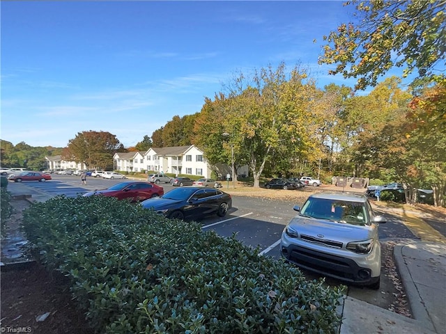 view of car parking