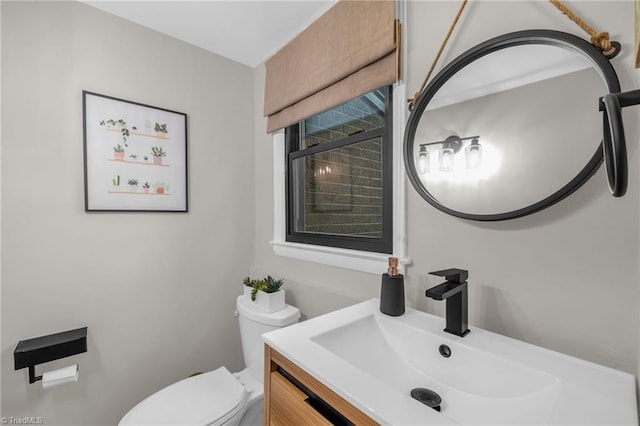 1508 Lafayette Ct, Greensboro, NC 27408 - half bath featuring toilet and vanity