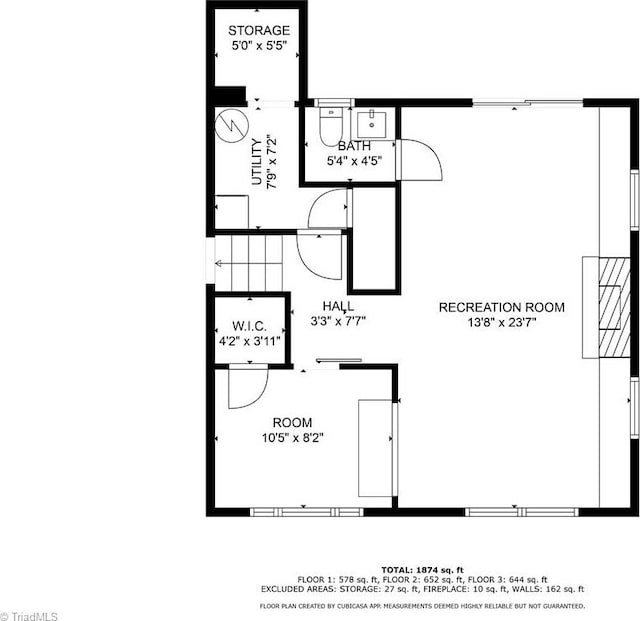 1508 Lafayette Ct, Greensboro, NC 27408 - home floor plan