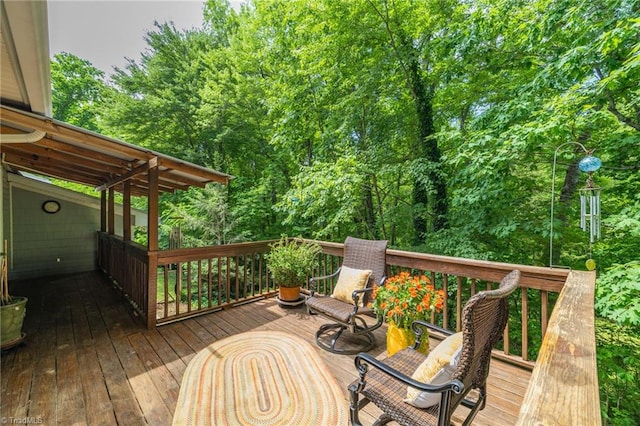 1134 Edwards Farm Rd, King, NC 27021 - view of wooden terrace