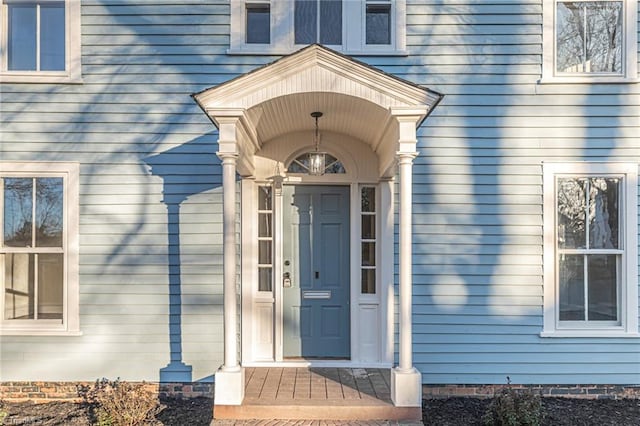 view of entrance to property