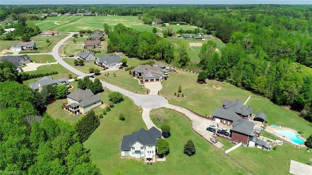 226 Marshview Cir, Angier, NC 27501 - aerial view with a residential view