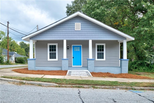 view of bungalow