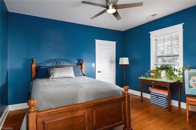 26 Vintage Ave, Winston-Salem, NC 27127 - bedroom featuring visible vents, baseboards, and wood finished floors