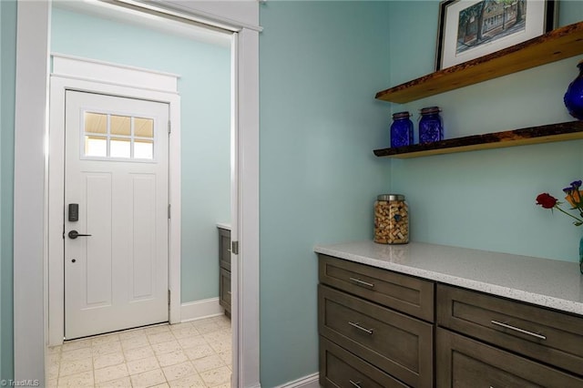 26 Vintage Ave, Winston-Salem, NC 27127 - foyer entrance with baseboards and light floors