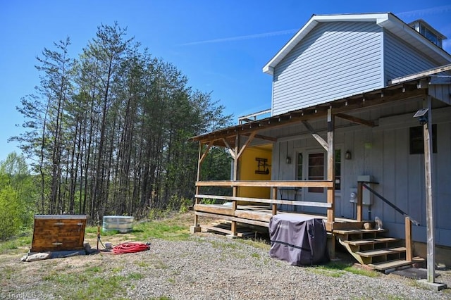 view of property exterior