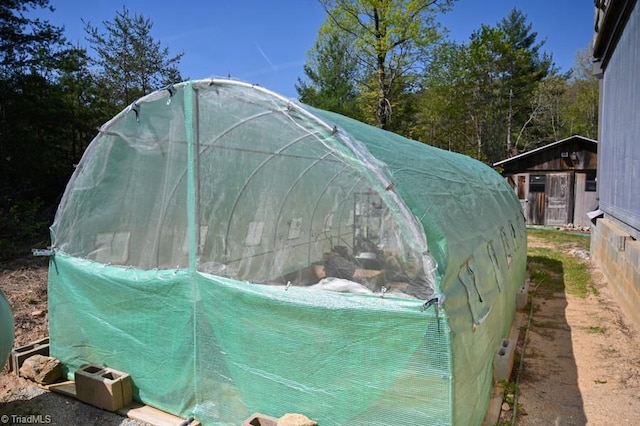 view of greenhouse