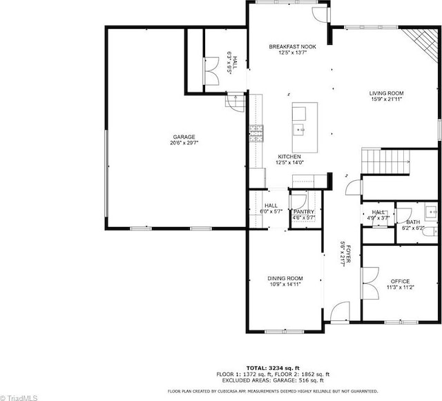 7733 Michaelis St, Greensboro, NC 27455 - property floor plan