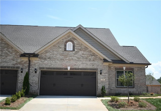 craftsman inspired home featuring a garage