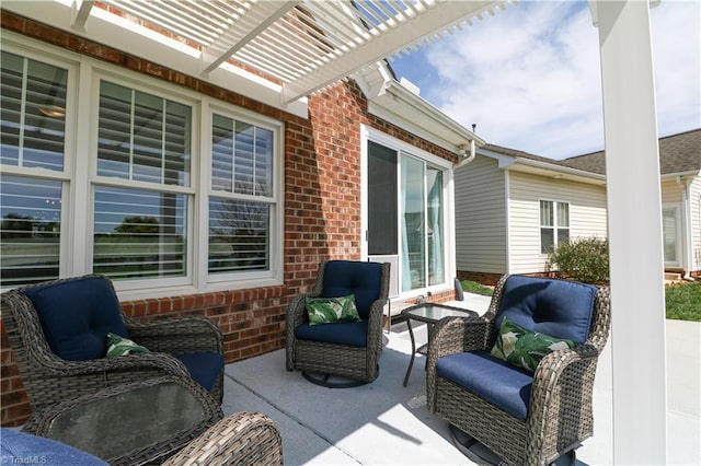 403 Garner Dr, Salisbury, NC 28146 - view of patio featuring a pergola