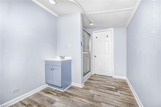 1414 E 3rd St, Winston-Salem, NC 27101 - interior space featuring wood finished floors and crown molding