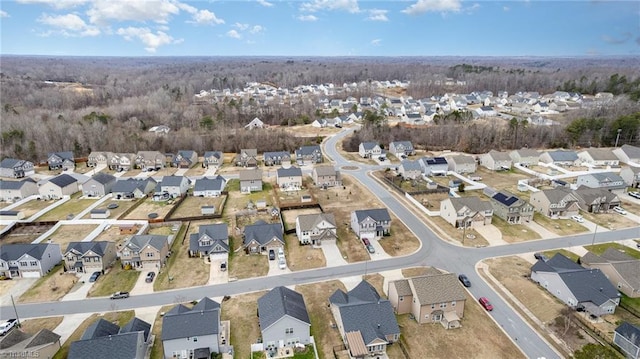 drone / aerial view featuring a residential view