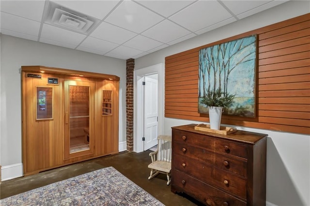 638 N Spring St, Winston-Salem, NC 27101 - bedroom with concrete flooring