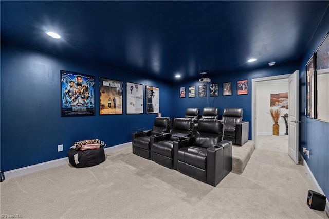 2590 Mccullum Ct, Browns Summit, NC 27214 - home theater featuring carpet flooring and recessed lighting