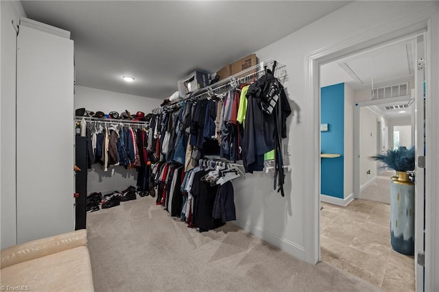 2590 Mccullum Ct, Browns Summit, NC 27214 - spacious closet featuring attic access