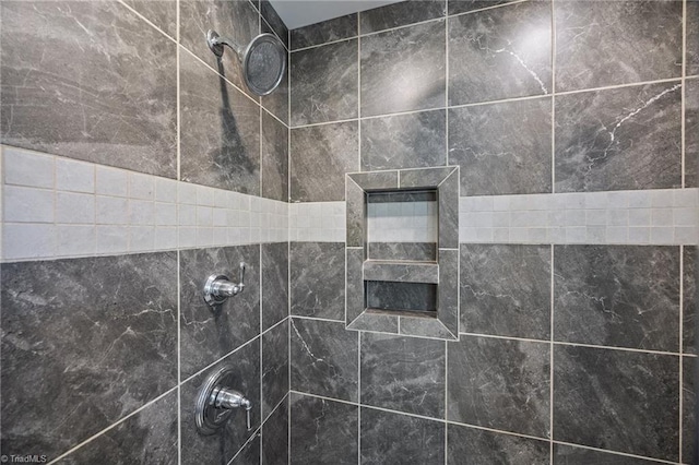 2590 Mccullum Ct, Browns Summit, NC 27214 - bathroom view of a tile shower