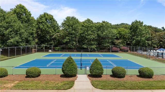 2590 Mccullum Ct, Browns Summit, NC 27214 - view of tennis court with community basketball court