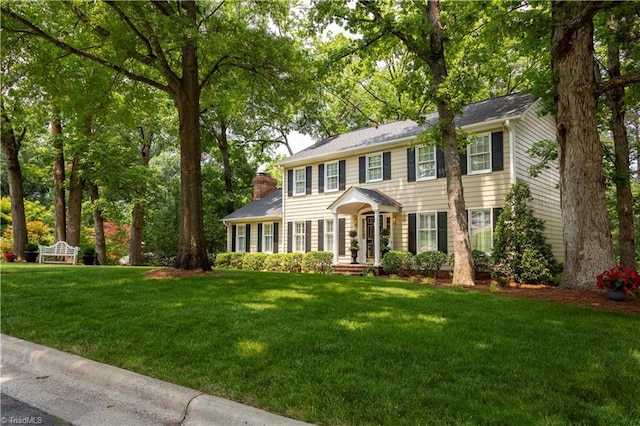 298 Duke Dr, Lexington, NC 27292 - colonial-style house featuring a front yard