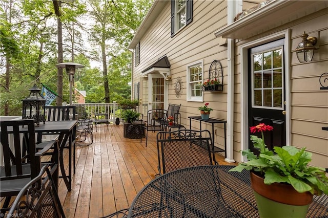 298 Duke Dr, Lexington, NC 27292 - deck featuring outdoor dining area