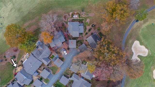 birds eye view of property featuring a residential view