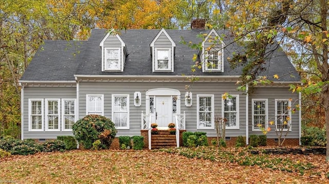 view of cape cod-style house