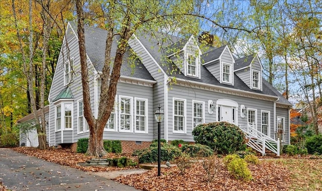 view of cape cod-style house