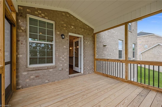 8004 Hacker Dr, Stokesdale, NC 27357 - view of wooden deck