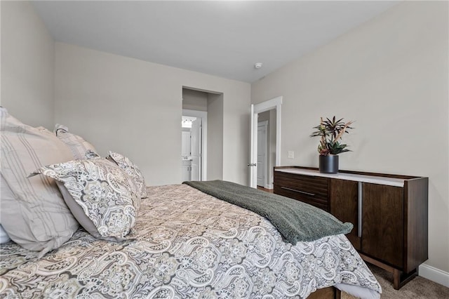 8004 Hacker Dr, Stokesdale, NC 27357 - bedroom with carpet floors and baseboards