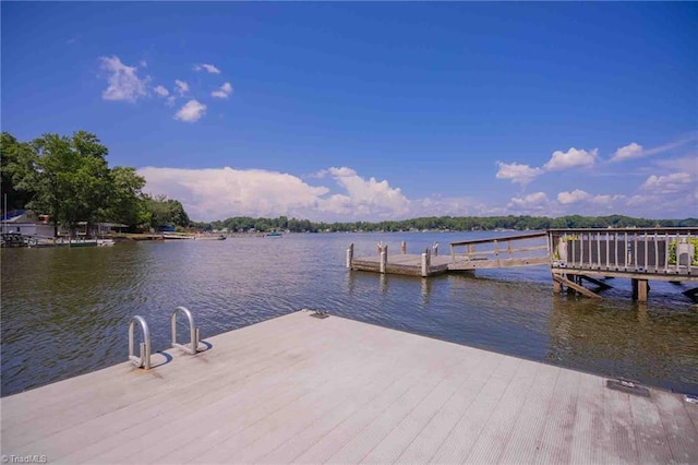 196 Watson Ln, Lexington, NC 27292 - dock area featuring a water view