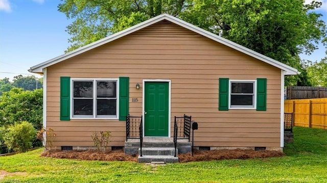 1115 Wachovia St, Winston-Salem, NC 27101 - bungalow-style house with crawl space