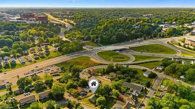 1115 Wachovia St, Winston-Salem, NC 27101 - aerial view of property and surrounding area