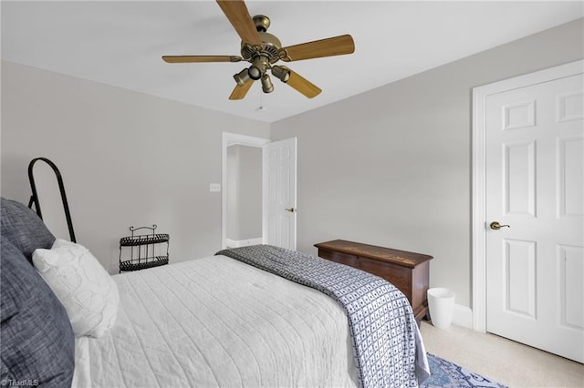 217 Oakmont Park Ct, Kernersville, NC 27284 - bedroom featuring carpet and ceiling fan