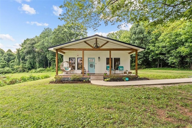 7517 NC Highway 62, Trinity, NC 27370 - bungalow with covered porch and a front lawn