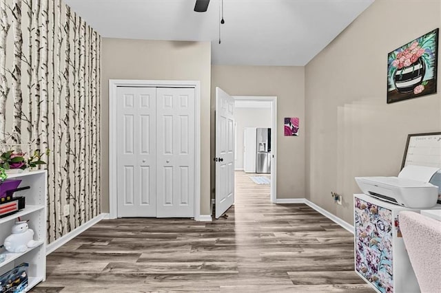 7517 NC Highway 62, Trinity, NC 27370 - hallway with wood finished floors and baseboards