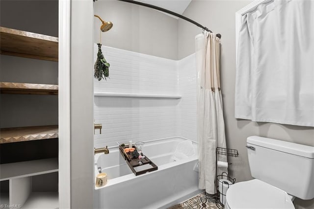 7517 NC Highway 62, Trinity, NC 27370 - full bathroom with shower / bath combo and toilet