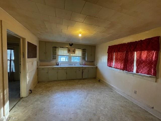 kitchen with cream cabinetry